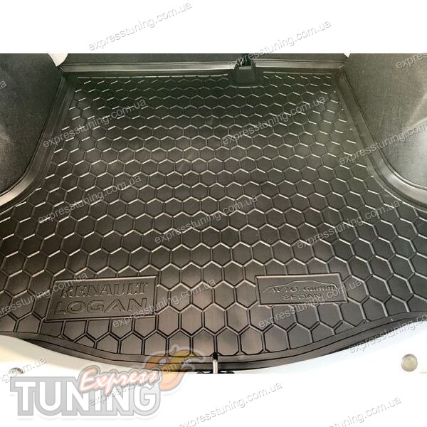 Коврик багажника Renault Logan 2 седан - купить резиновый коврик в ...