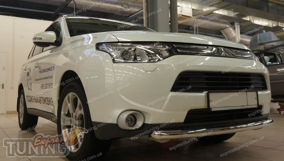 Одинарная труба переднего бампера Митсубиси Аутлендер 3 Can Otomotiv ...