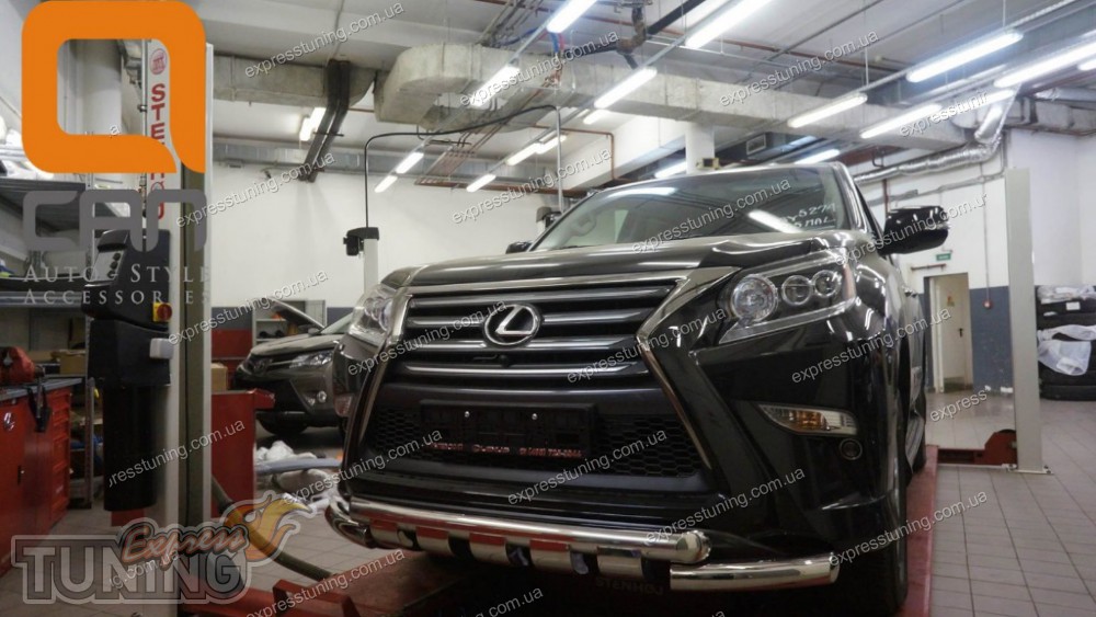 Двойная дуга переднего бампера Lexus GX460 стиль Shark Erkul | Интернет ...