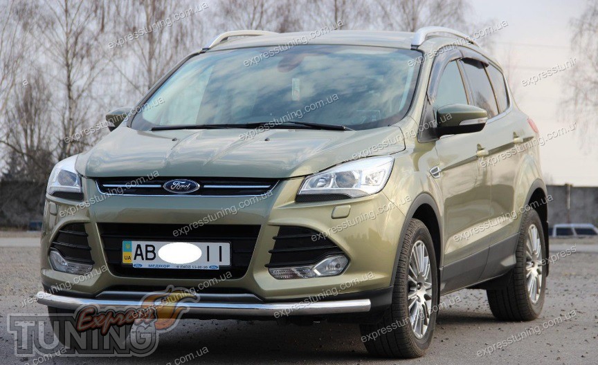 Одинарная труба переднего бампера Форд Куга 2 - Купить защитные дуги ...