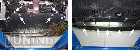 Защита двигателя Ниссан Максима А32 (защита картера Nissan Maxima A32 ...
