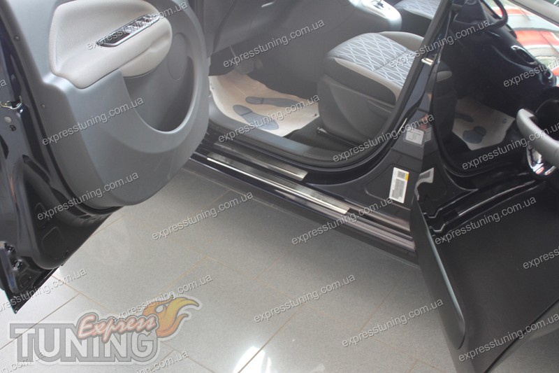 Накладки на пороги Ситроен С3 Пикассо (защитные накладки Citroen C3 ...