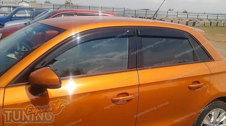 Ветровики Ауди А1 (дефлекторы окон Audi A1) - Купить ветровики на окна ...