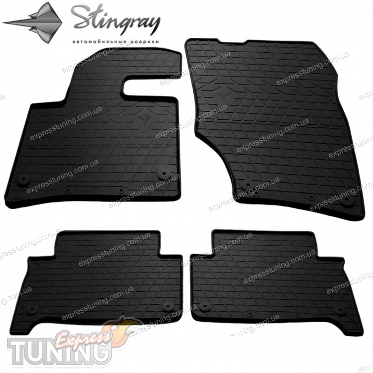 Резиновые коврики Audi Q7 (коврики в салон Ауди Q7) Stingray | Интернет ...