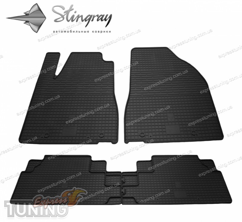 Резиновые коврики Lexus RX 350 (коврики в салон Лексус рх 350) Stingray ...