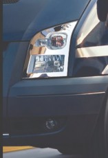 Хром накладки на передні фари Форд Транзит 5