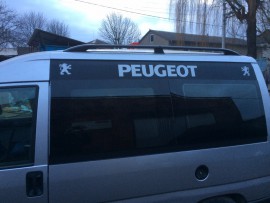 Erkul  Чорні рейлінги Fiat Scudo 1 покоління ABS кінцевики