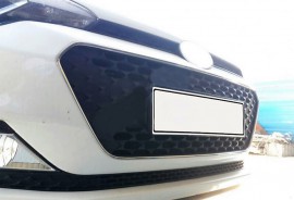 Хром окантовка решетки радиатора Hyundai i20 GB