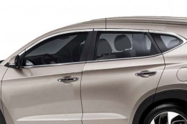 Omsa Line Хромированные верхние молдинги стекол Hyundai Tucson 3 TL