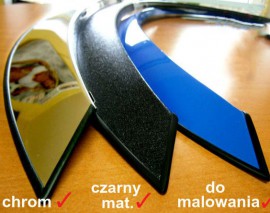 Хромированные накладки на арки Мазда 2