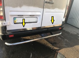 Omsa Line Хромована кромка багажника Мерседес Спрінтер 901