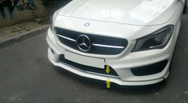 Хром накладка на передній бампер Mercedes CLA C117