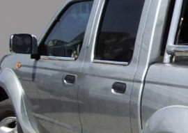 Хром молдинги стекол Nissan NP300