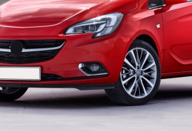 Хром накладки на протитуманні фари Opel Corsa E