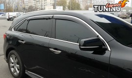 Ветровики с хромом Acura MDX 3