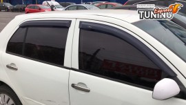 Ветровики на Skoda Fabia 1 полный комплект