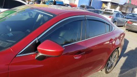 Ветровики с хромом Mazda 6 GJ полный комплект 4шт