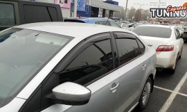 Вітровики на Volkswagen Polo 5 повний комплект 4шт
