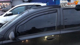 Вставные ветровики на Chevrolet Aveo T200 хетчбек