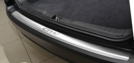 Накладка на задний бампер Хонда СРВ 4 (защитная накладка бампера Honda CR-V 4)