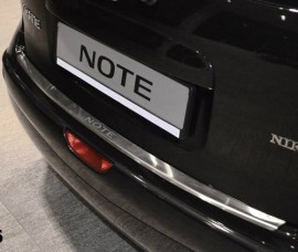 Накладка на задній бампер Nissan Ноут 1 (захисна накладка бампера Nissan Note 1)