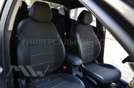 Авточехлы на Киа Рио 4 хэтчбек серии Premium Style