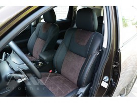 Чохли для Mitsubishi Pajero Sport 3 з 2015 року серії Leather Style