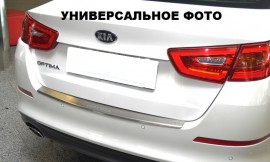 Накладка на задний бампер Шкода Спейсбек (защитная накладка бампера Skoda Spaceback)