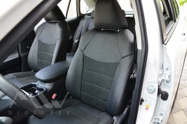 Чехлы MW Brothers Чохли для Toyota Rav4 5 з 2018 року серії Leather Style
