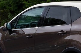 Хромированные молдинги окон Renault Captur нижние