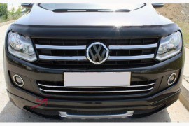 Хром накладки на передній бампер Volkswagen Amarok