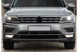 Хром накладка на передній бампер Volkswagen Tiguan 2 (2015-)