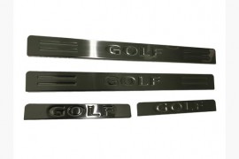 Хром накладки на пороги Volkswagen Golf 5 (2004-2009)