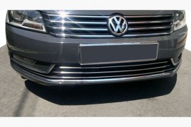 Хром накладки на решетку бампера Volkswagen Passat B7 2010-2014