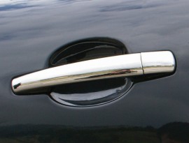 Хромированные накладки на дверные ручки Peugeot 4007