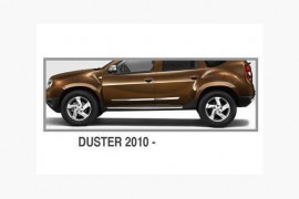 Хром молдинги на двери Renault Duster