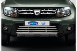 Хром цілісні нижні решітки Renault Duster