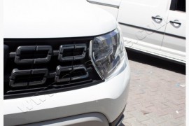 Хром накладки на решетку радиатора Renault Duster 2 