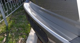 Накладка на задній бампер Volkswagen Golf 7 (захисна накладка бампера Volkswagen Golf 7)