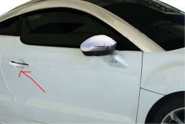 Накладки хромовані на дверні ручки Peugeot RCZ