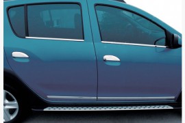 Хром накладки для ручек Рено Логан 2