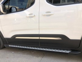 Хромовані молдинги дверей Peugeot Rifter