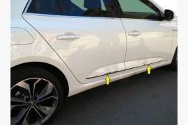 Хром молдинги на двери Renault Megane 4 Sedan