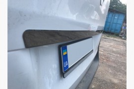Хром планка над номером Mercedes Vito W447 чорний хром