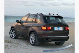 Хром накладка на задній бампер BMW X1 F48
