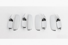 Хром накладки на дверні ручки Chevrolet Lanos