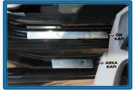 Хром накладки на пороги Citroen C-Elysee