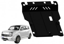 Защита двигателя Daihatsu Materia сталь 2мм под мотор и коробку