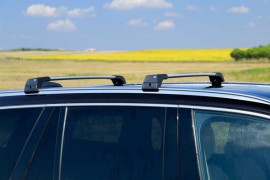 Поперечины на рейлинги Volvo XC90 2 под ключ