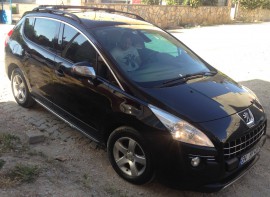 Дуги на крышу Peugeot 3008 1 черные